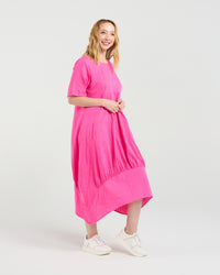 Selena Dress - Hot Pink