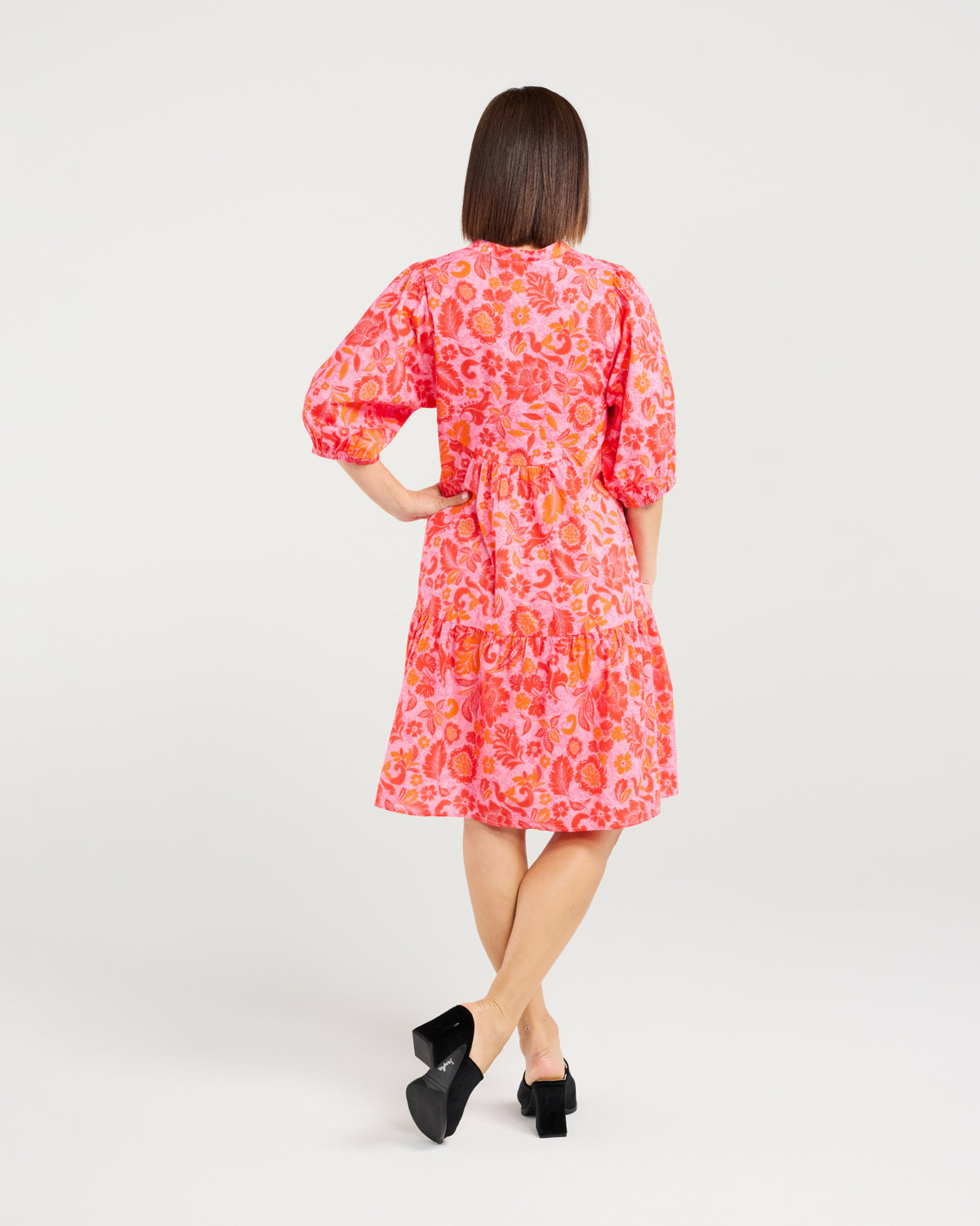 Eileen Dress - Abstract Blush
