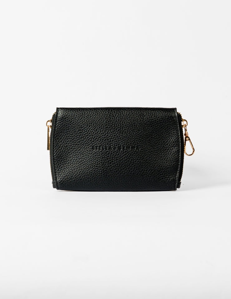 Duo Double Sided Sunglass Case - Black