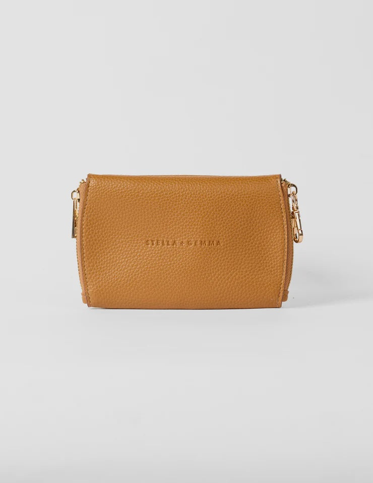 Duo Double Sided Sunglass Case - Caramel