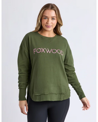 Simplified Metallic Crew - Olive