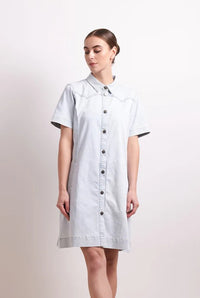 Go West Dress - Blue Stone