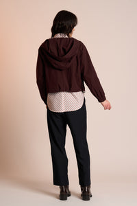 In The Hood Jacket - Raisin