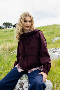 In The Hood Jacket - Raisin