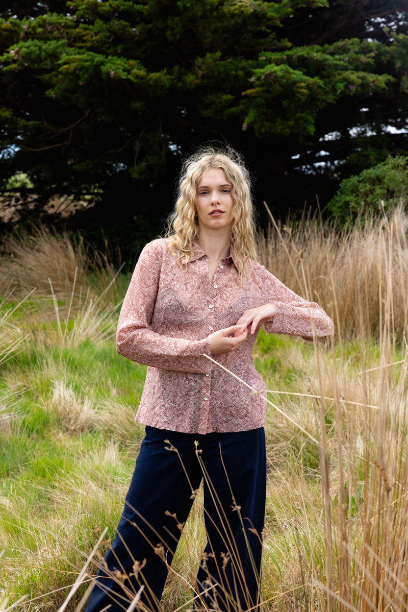 Edgy Shirt - Rhubarb