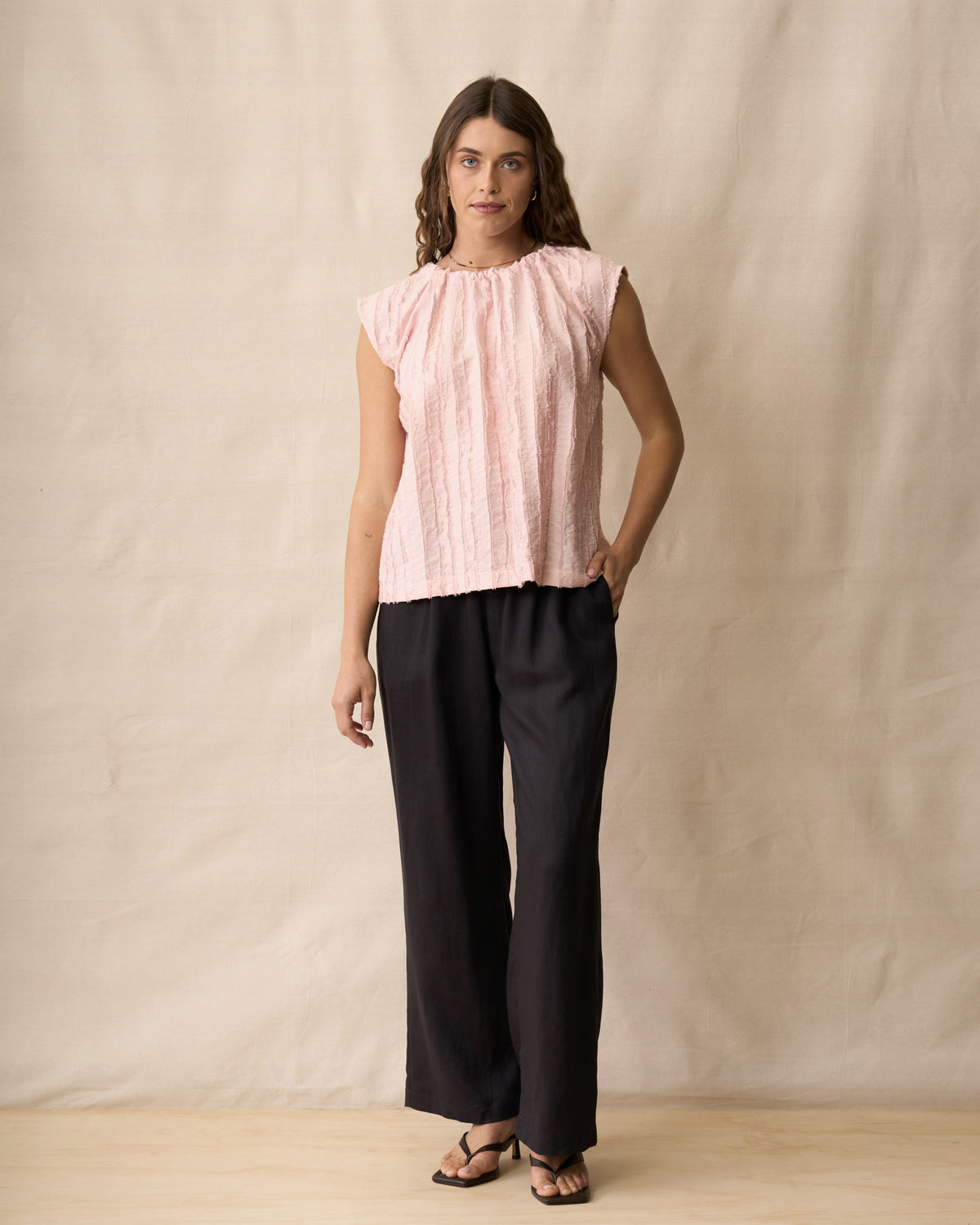 Tie Back Top / Cameo
