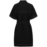 Cora Shirt Dress - Black