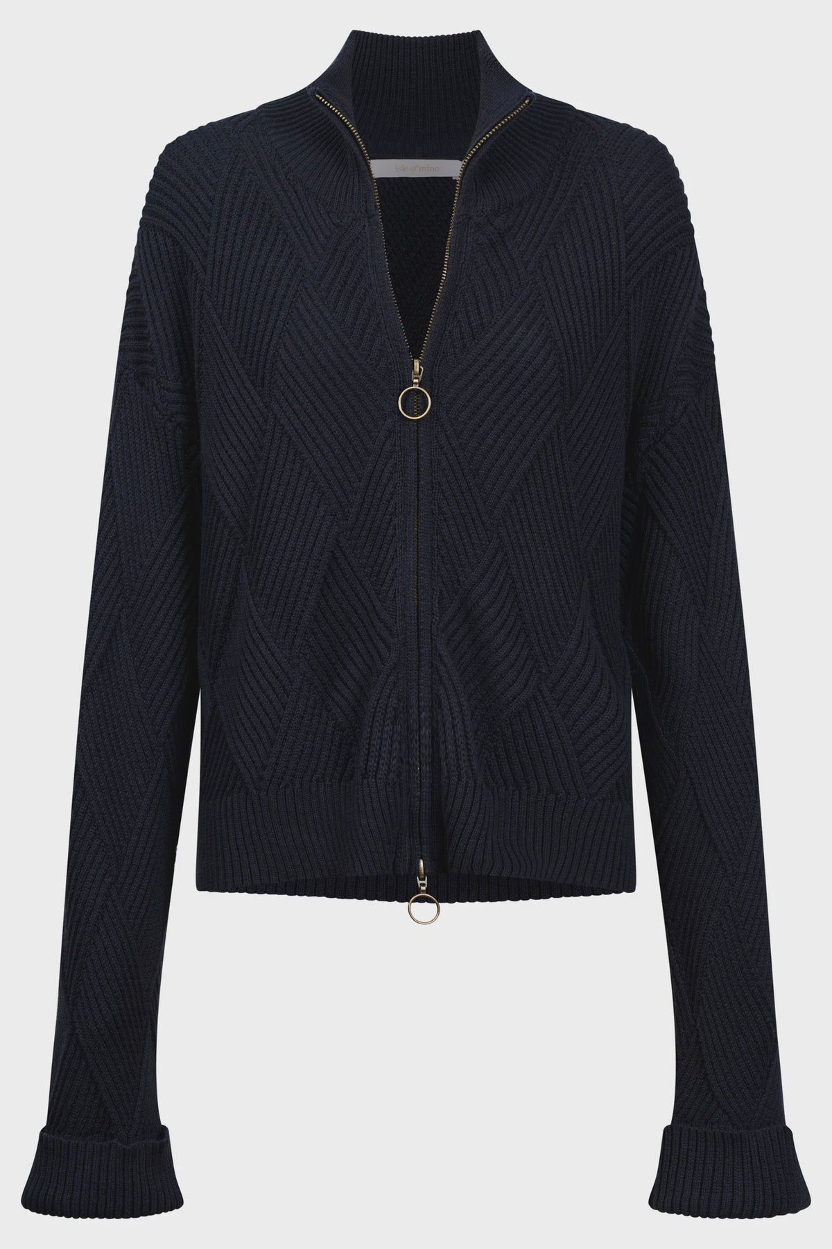 Sadie Zip Jumper - Navy