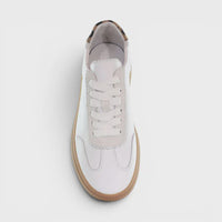 Safari Girl Leather Sneaker - White/Leopard