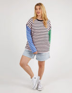 Sally Stripe L/S Tee - Pinkaboo