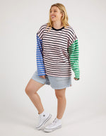 Sally Stripe L/S Tee - Pinkaboo