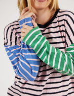 Sally Stripe L/S Tee - Pinkaboo