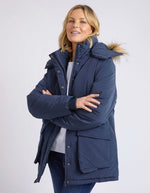 Madison Coat - Dark Sapphire