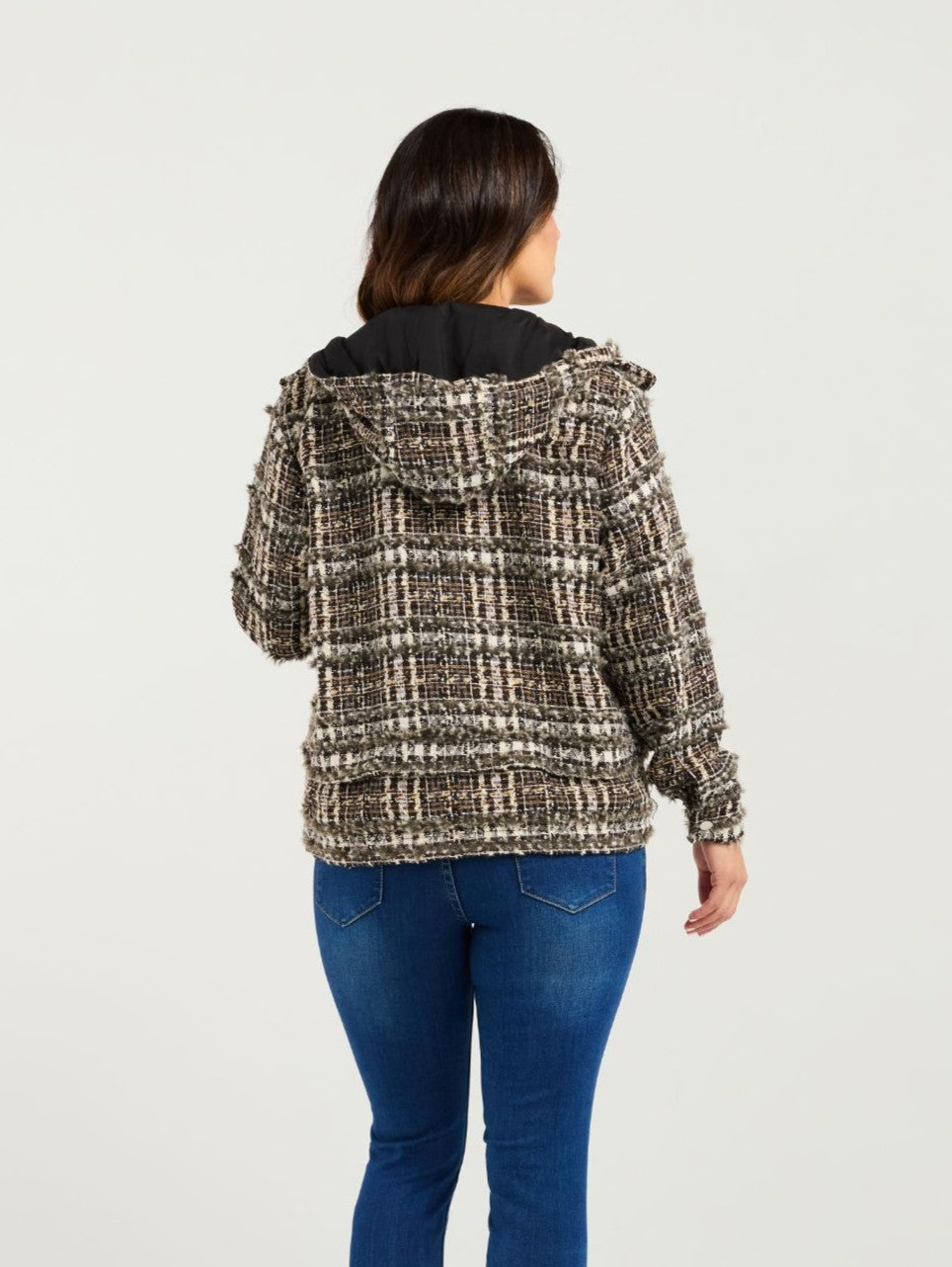 Sandy Jacket - Textured Plaid