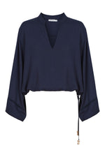 Sardinia Tie Blouse - Riviera