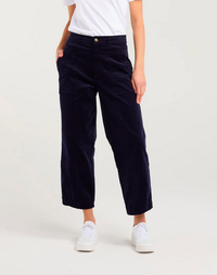 Roxi Baby Cord Barrel Leg Pant - Black - Girl Next Door Fashion