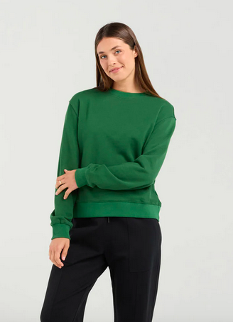 Gabriella Side Panel Sweat - Treetop Green - Girl Next Door Fashion