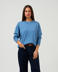 Alexi Sweater - Chambray - Girl Next Door Fashion