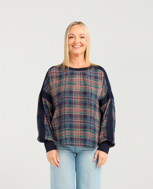 Theresa Top - Classic Plaid