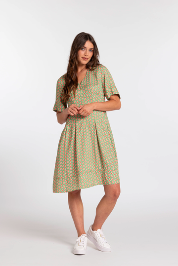 Rosa Dress - Mosaic Print