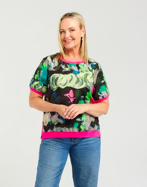 Zoe Top - Black Canvas