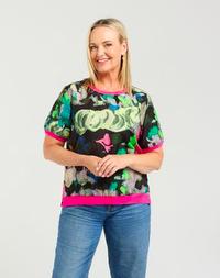 Zoe Top - Black Canvas