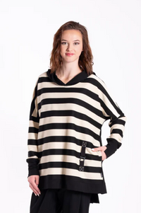 Latta Sweater Zebra Crossing - Black
