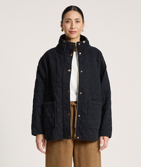 Sansi Quilted Jacket - Black - Girl Next Door Fashion