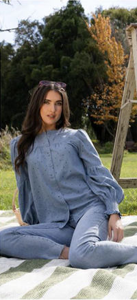 Keeper Blouse - Denim Spot