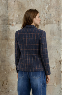Mateo Jacket - Navy Plaid