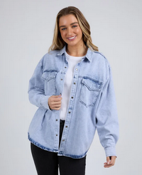 Daisy Overshirt - Light Blue