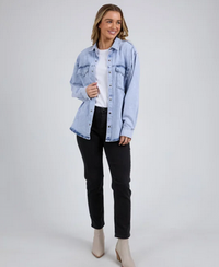 Daisy Overshirt - Light Blue
