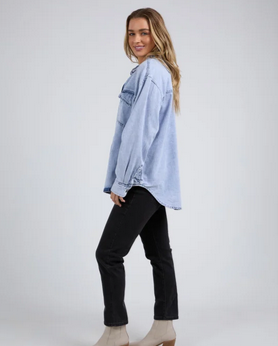 Daisy Overshirt - Light Blue