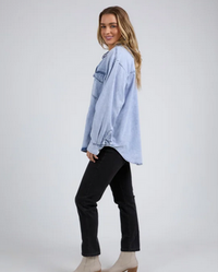 Daisy Overshirt - Light Blue