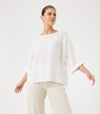 Studio Relaxed Top - Salt