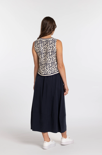 Trenley Skirt - Navy