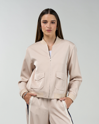 Contour Jacket - Stone/Navy