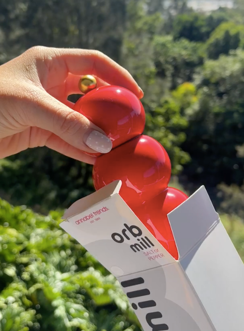 Orb Salt & Pepper Mill - Red