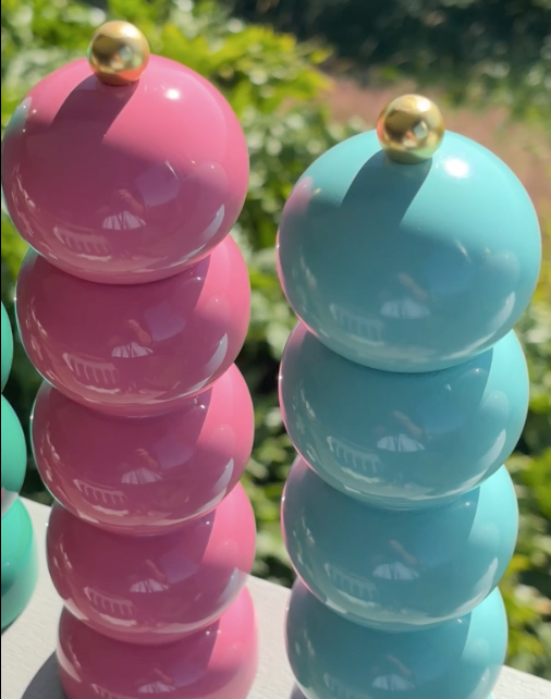 Orb Salt & Pepper Mill - Dark Pink