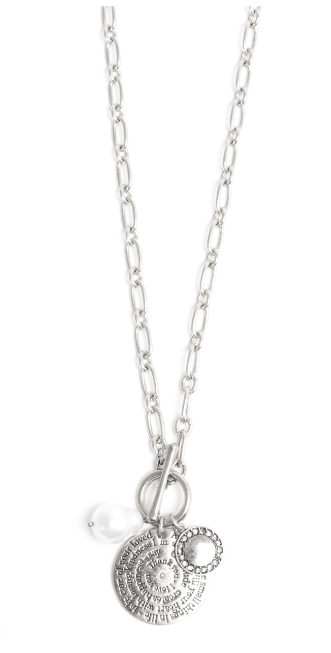 2018-0871 Necklace Note to Self - Silver