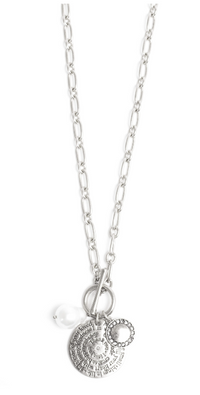2018-0871 Necklace Note to Self - Silver