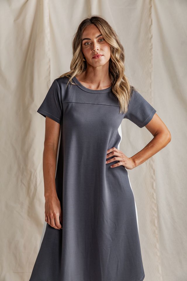 Seattle Dress - Charcoal