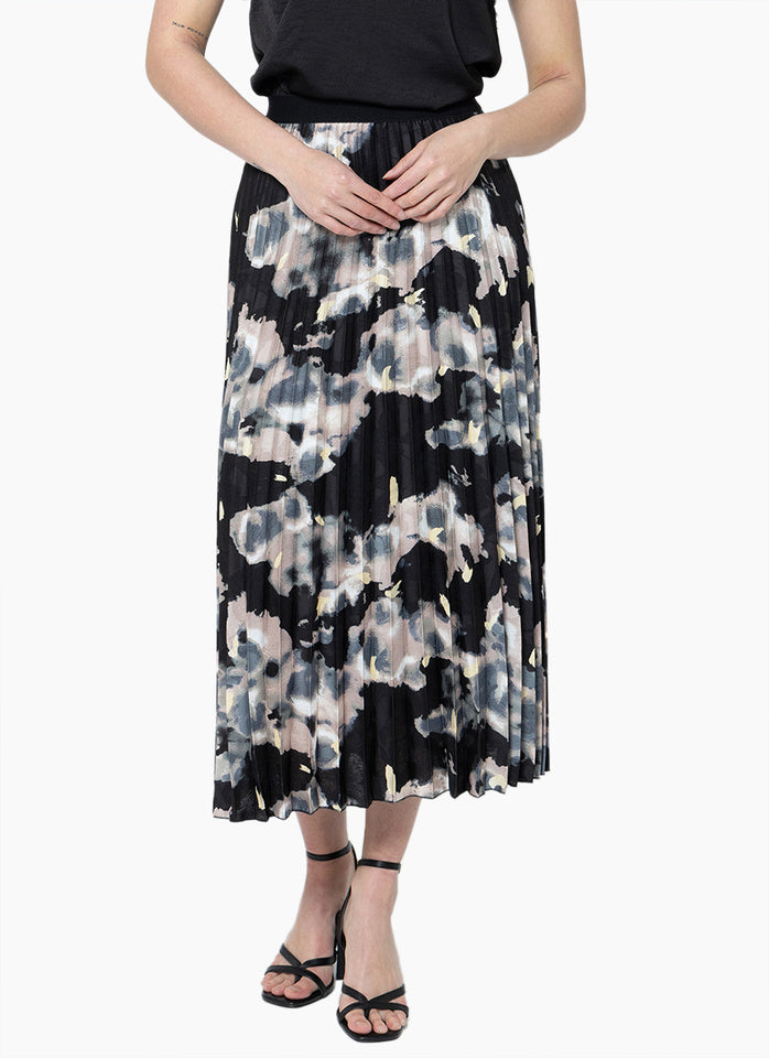 Sunray Pleated Skirt - Dusk Smudge