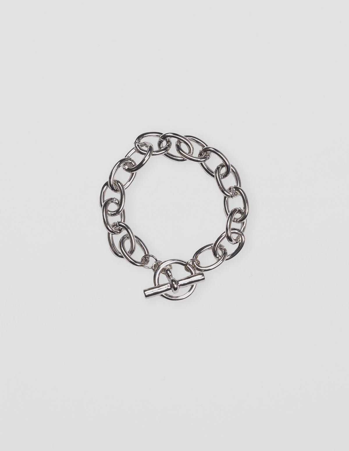 Bracelet Chunky Fob - Silver