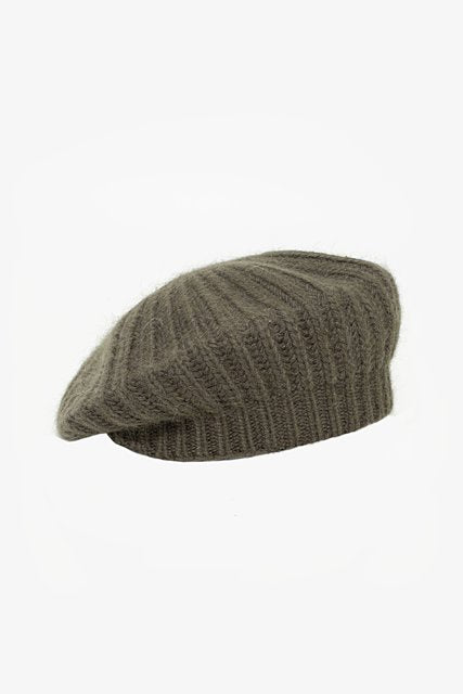 Silvie Beanie Beret - Khaki