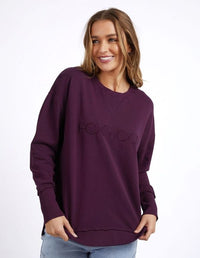 Simplified Crew - Plum