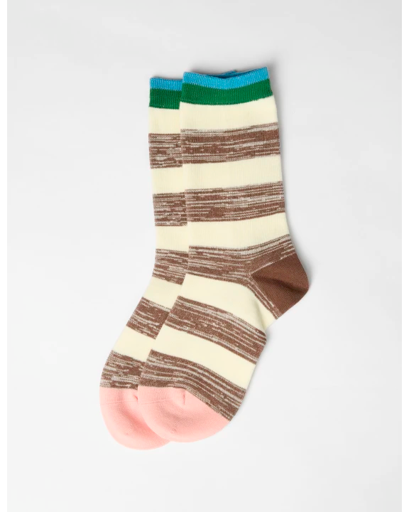 Socks Stripe - Maroon