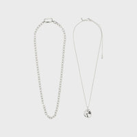 Sparkle Necklace 2- In- 1 Gold Plated