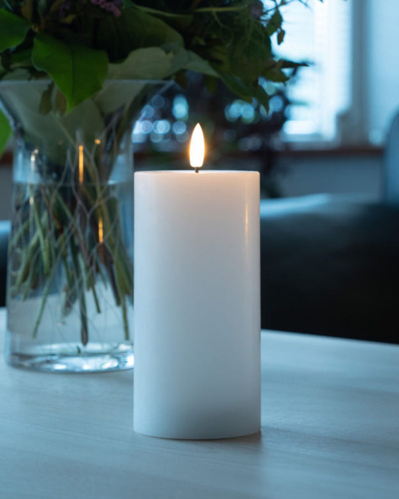 Indoor LED Candle 15cm - White