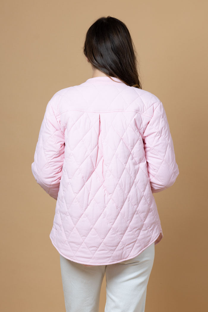 Stevie Quilted Jacket - Pink